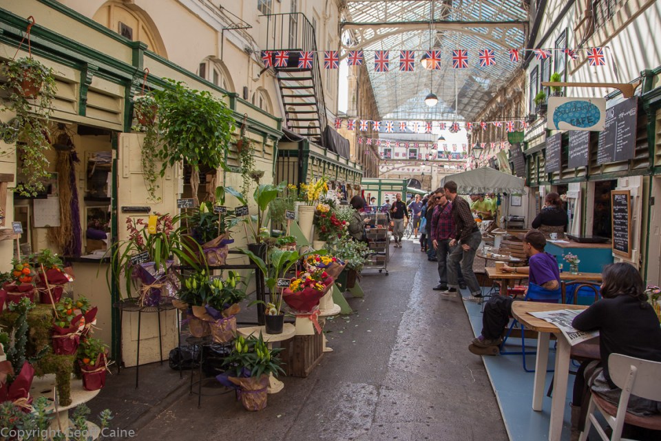 St Nicholas Market a place to shop and snack.