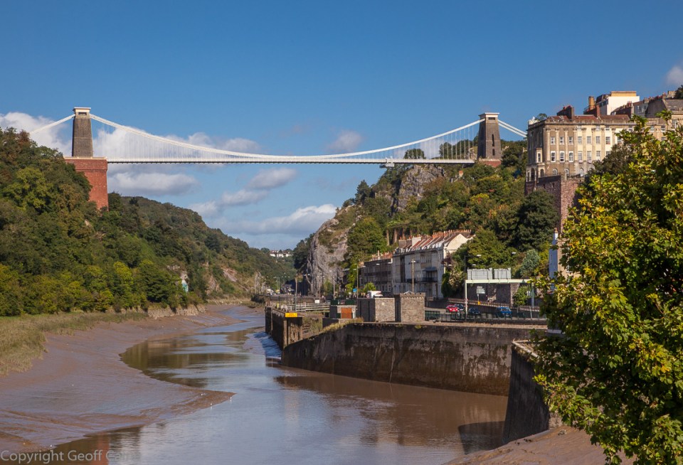 Brunel's Clifton Suspension bridge.