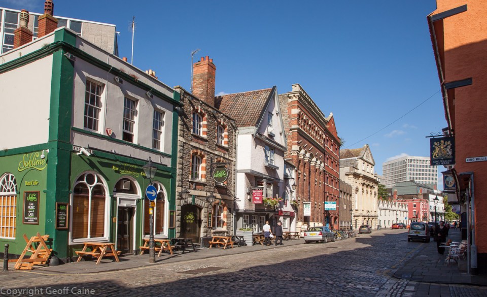 King Street - one of many where the old buildings have gained new life amongst the modern ones.