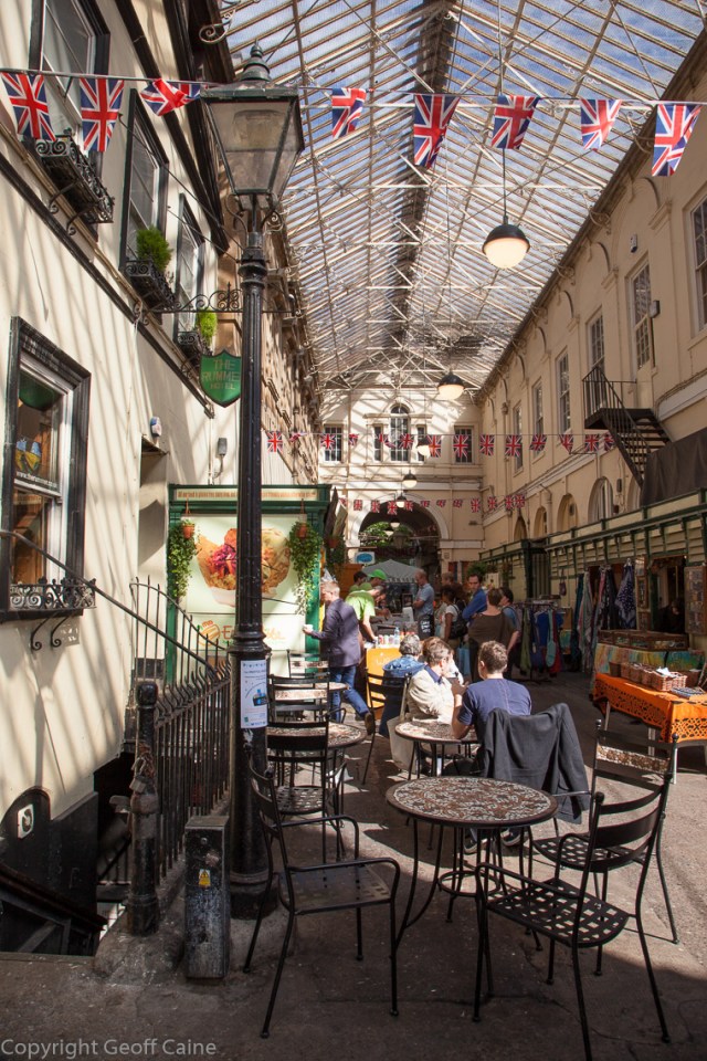 St Nicholas Market a place to shop and snack.