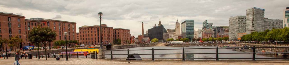 Panoramic view north over Saltdouse Dock.